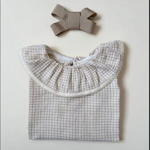 Cezarie - Isaure Girls Blouse with Large Collar